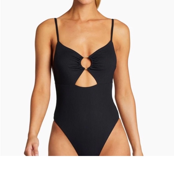Vitamin A eco ribbed  Bedette one piece swimsuit L - Picture 2 of 7